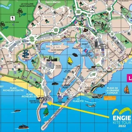 Le Florid Cap D'agde, T2 , 4 Pers, 200m Plage, Terrasse דירה אגדה